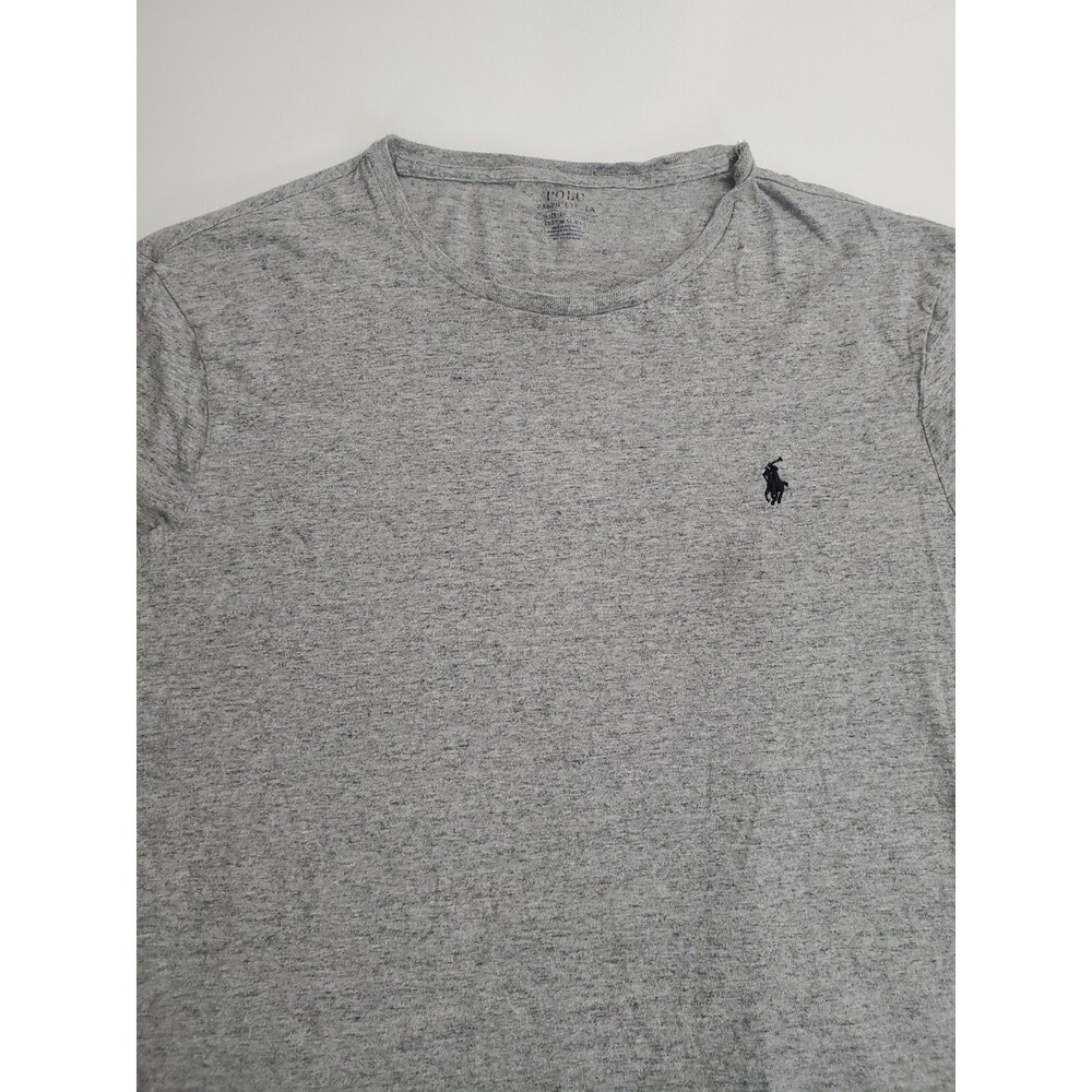 Polo By Ralph Lauren Men's Short Sleeve Custom Slim Fit T-Shirt, Gray, XL